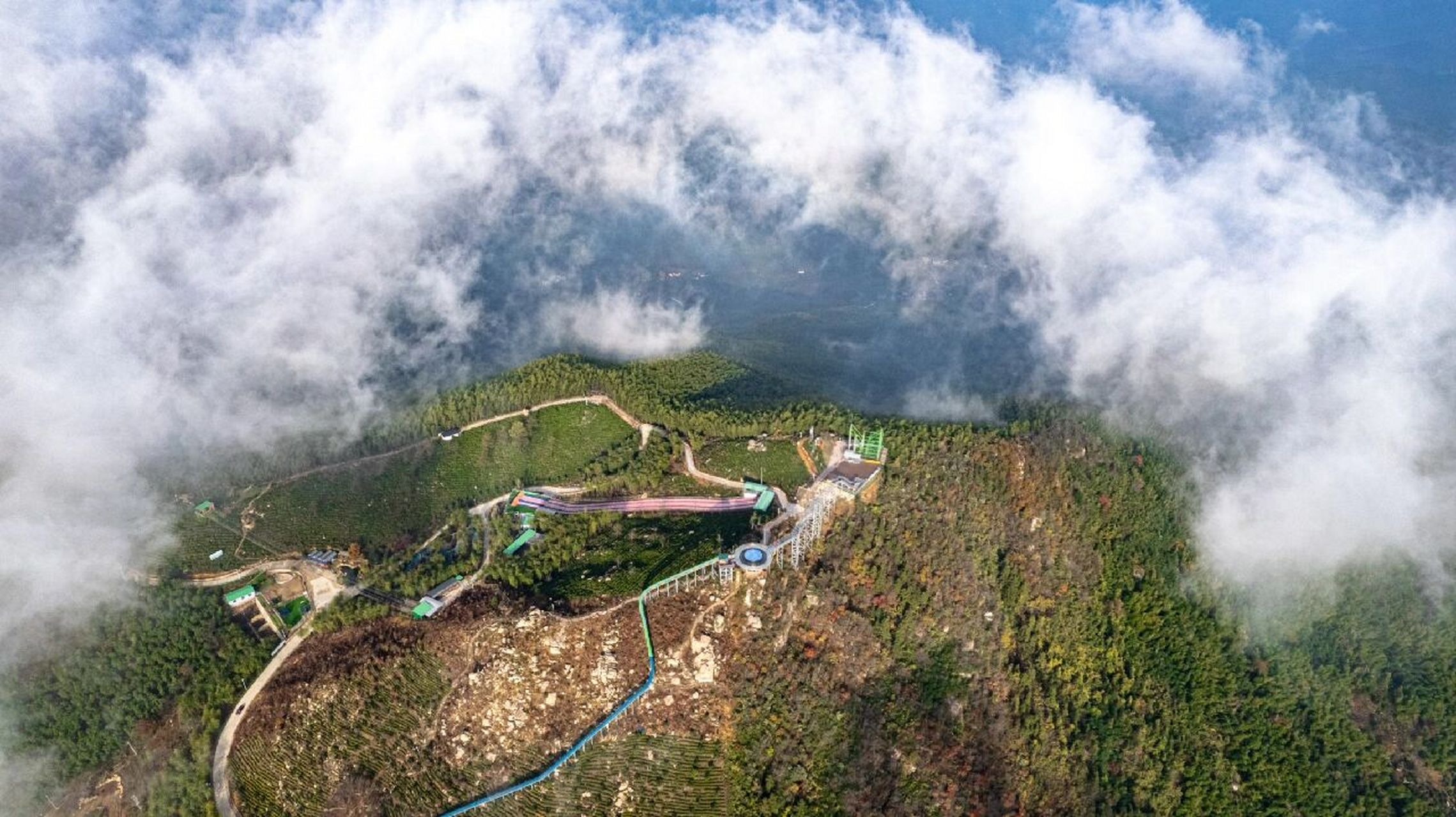 来广德必来云景牛山|景美|超震撼 云层之上的美景