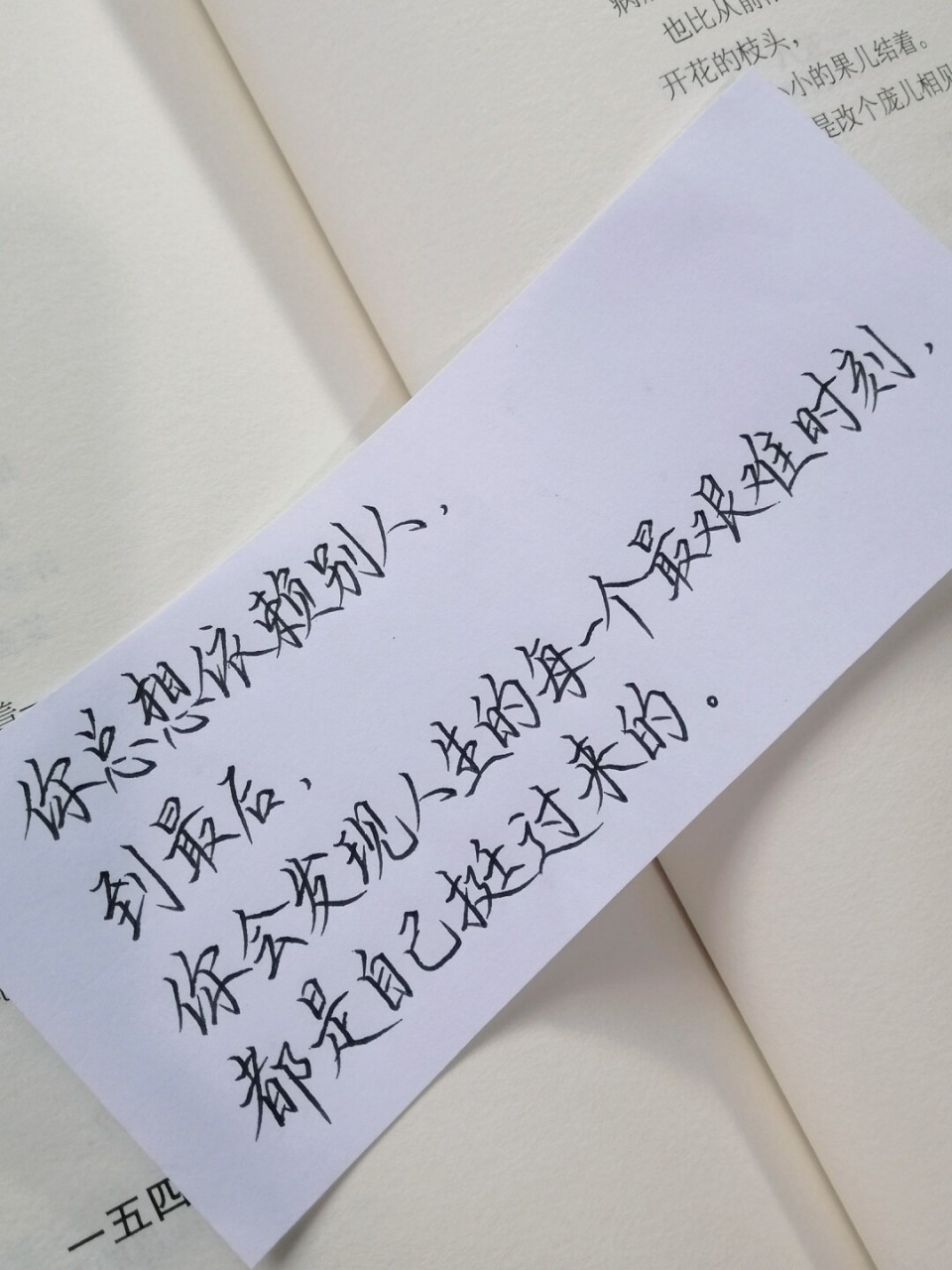 "愿你一生热爱,一生被爱" 95手写句子|情感语录|书摘文字 你一定要