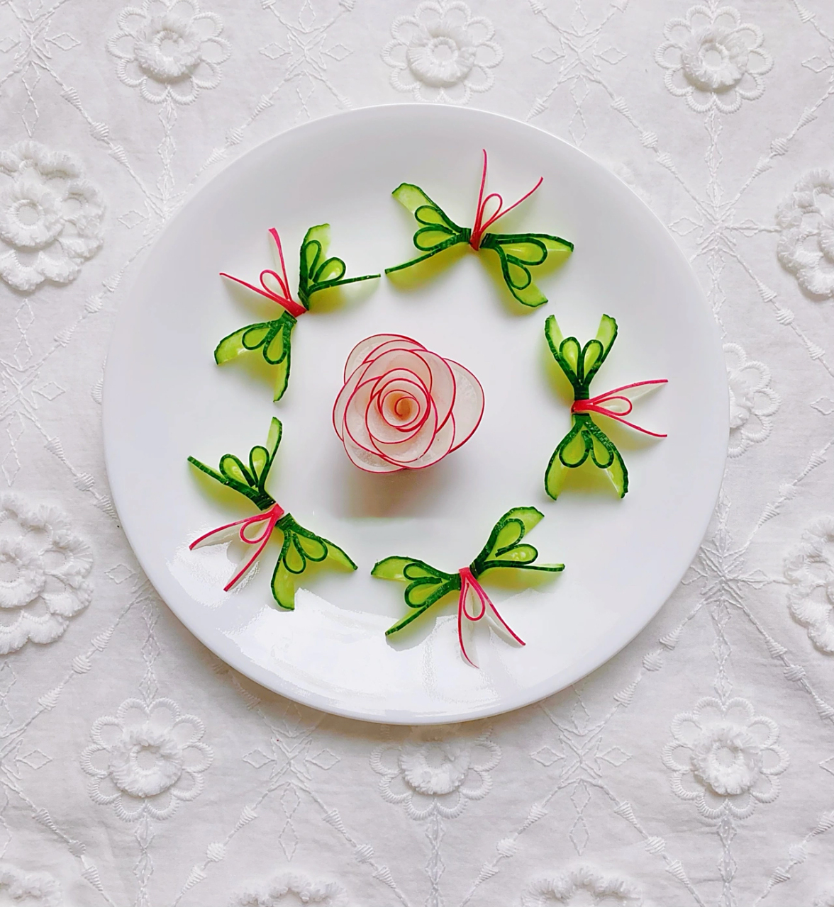 创意盘饰|家宴年夜饭摆盘围边合集(一)17 创意盘饰|家宴年夜饭摆盘