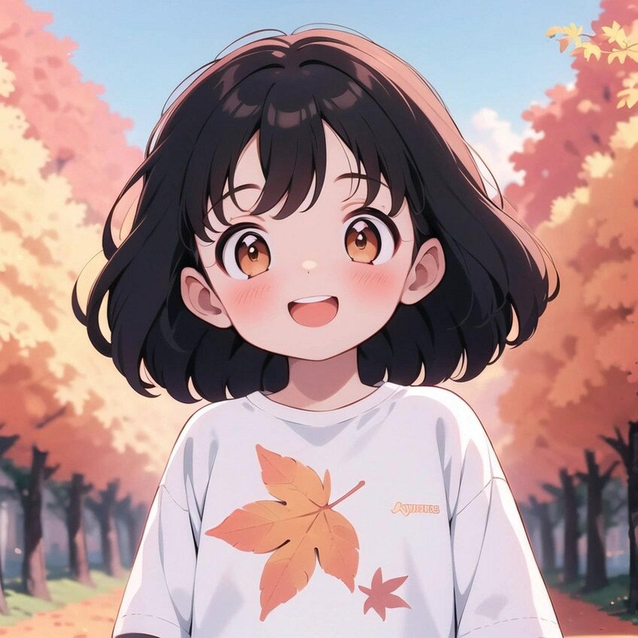 动漫情侣头像|听说秋天和枫叶更搭哦93