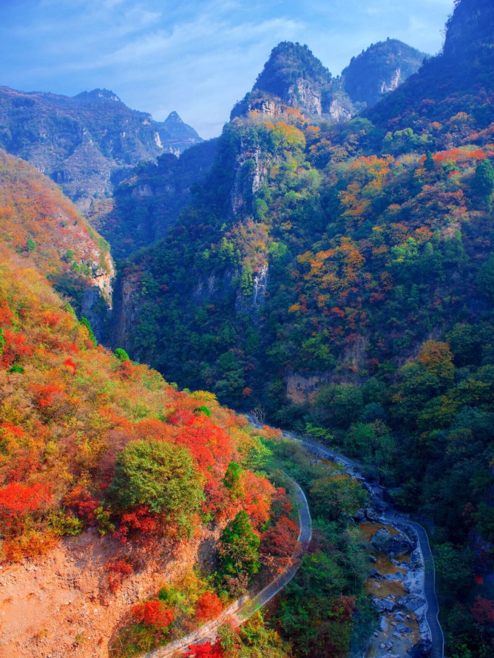 太行山秋景图片