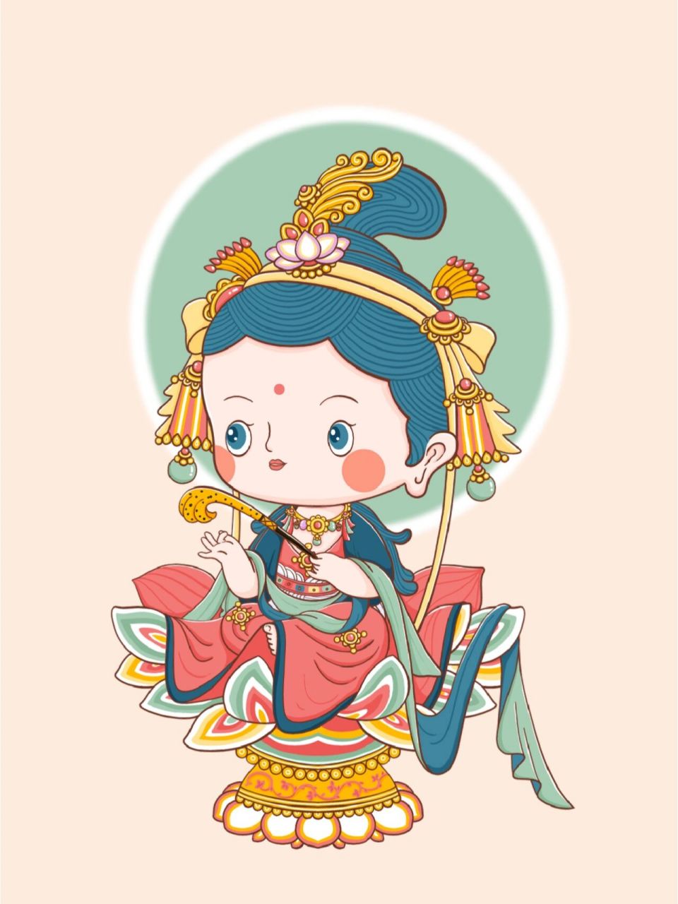 q版敦煌佛像壁画合集 临改自敦煌佛像壁画