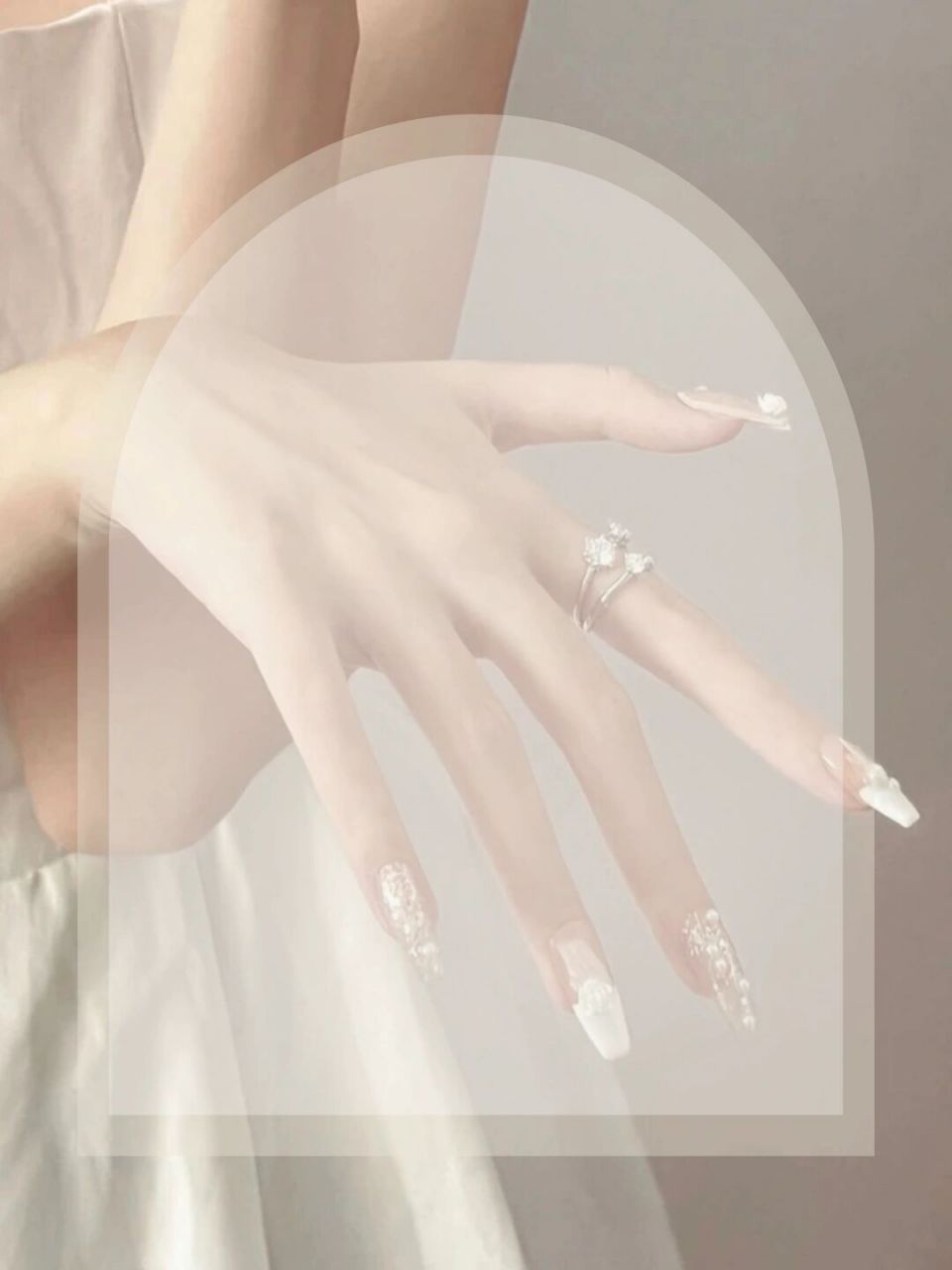 美甲空白模板活动海报粉丝宠粉福利 hi,我是蜜桃,爱作图的9799