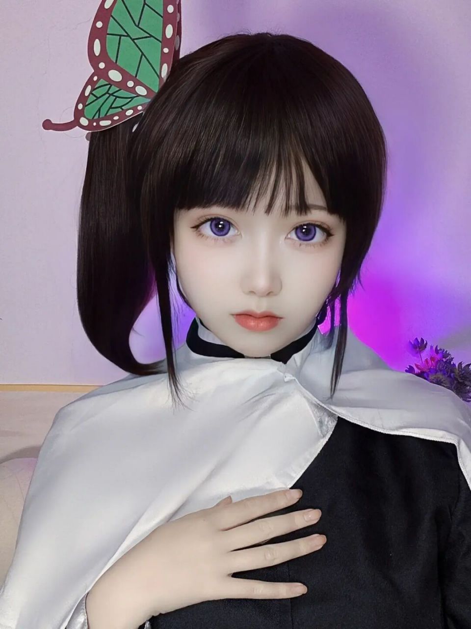 98 #鬼灭之刃# #cosplay# #栗花落香奈乎# #鬼滅の刃# #鬼灭之刃锻