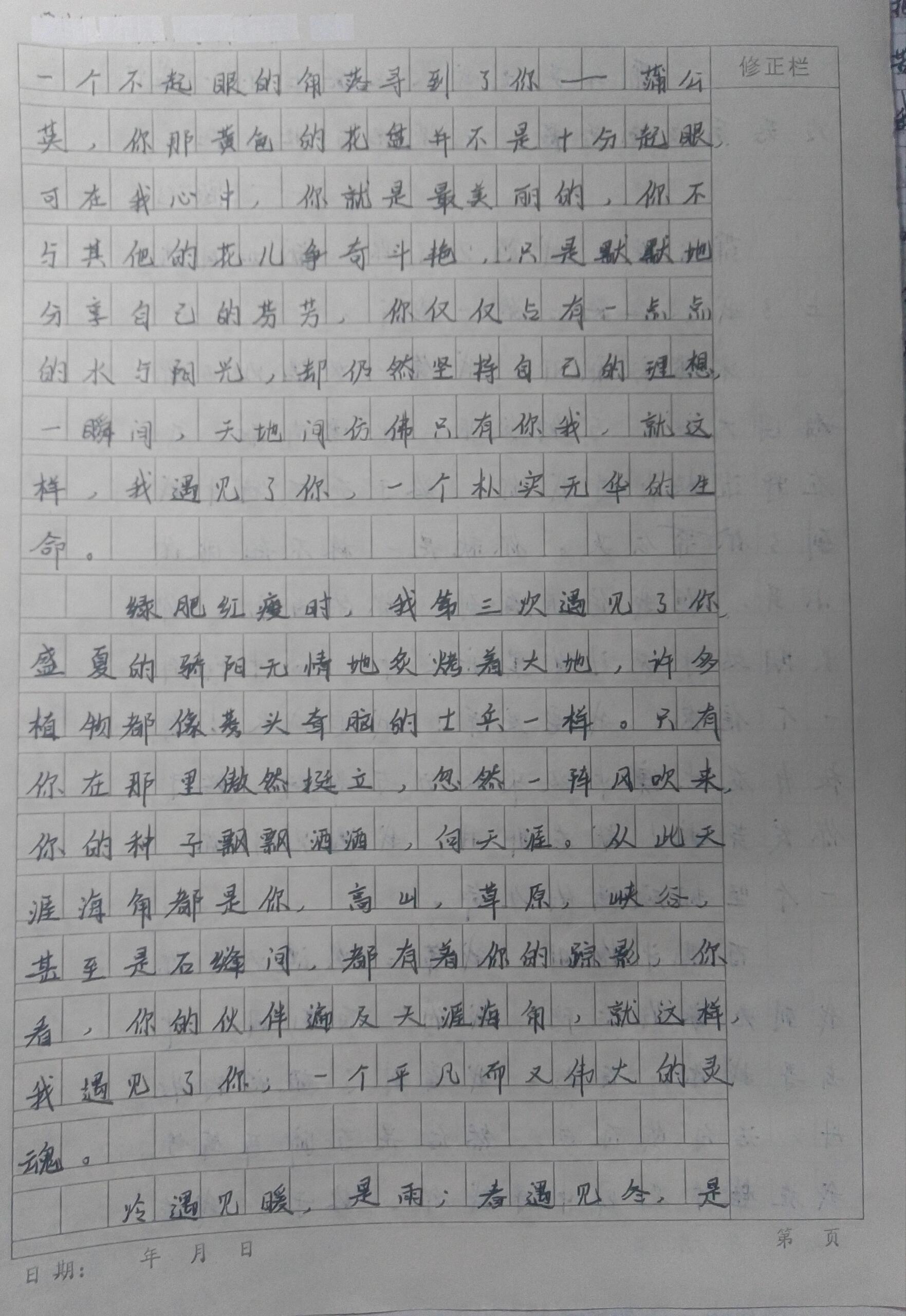 《——是我人生路上一盏灯》作文700字