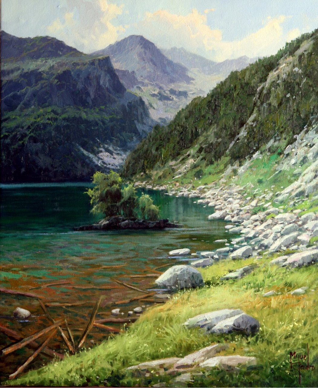 西班牙印象派风景画大师的作品分享 西班牙风景画大师米格尔·佩德罗