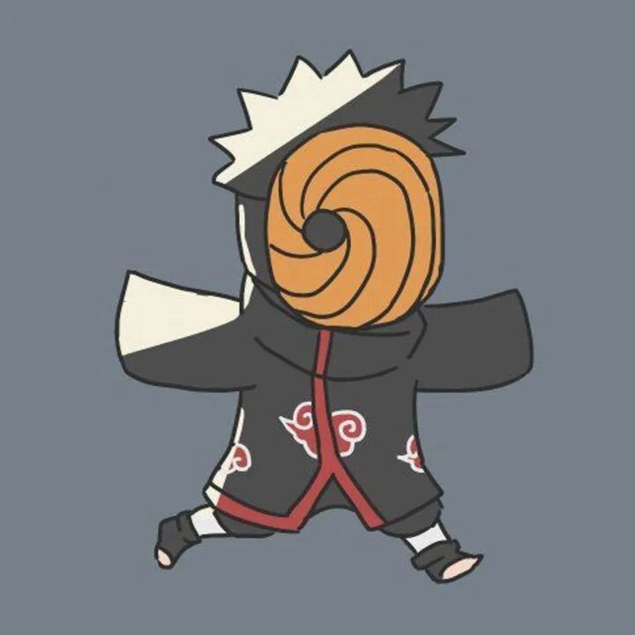 火影宇智波带土q版可爱头像