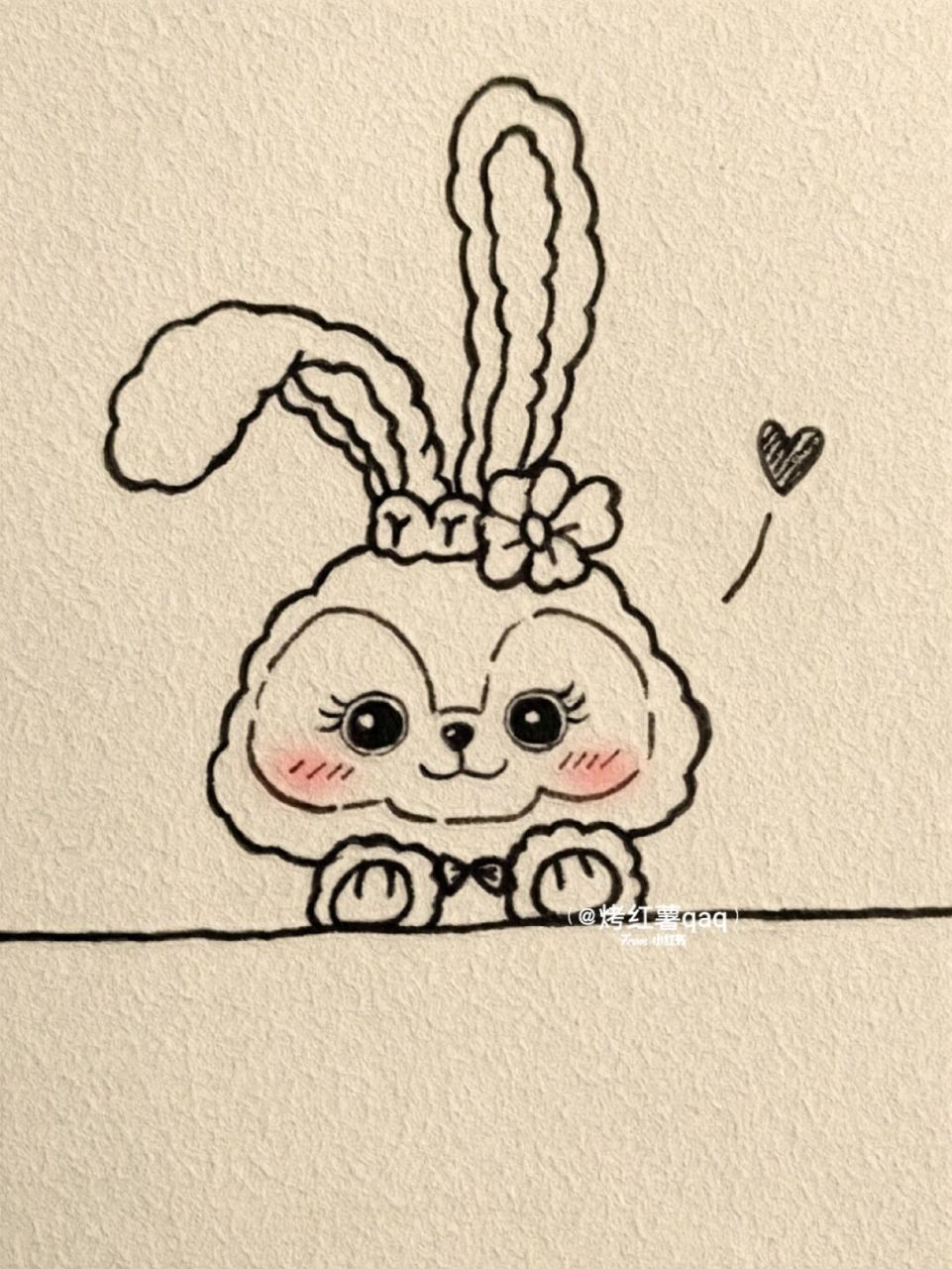 星黛露的简笔画兔子图片