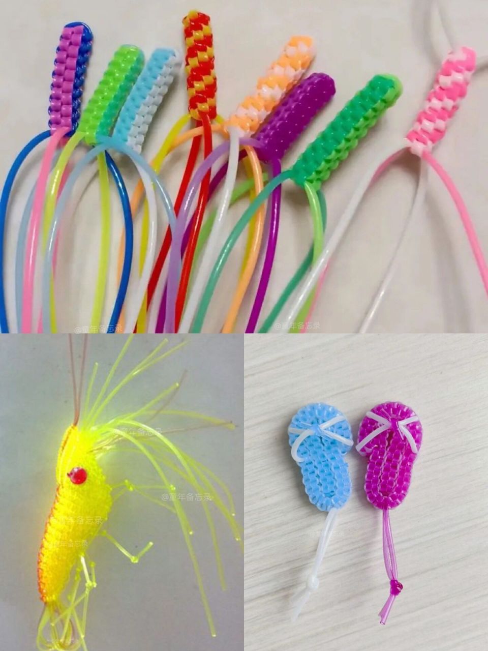 57全班同学都在编这个东西·玻璃丝编织挂件00 94:玻璃丝编织