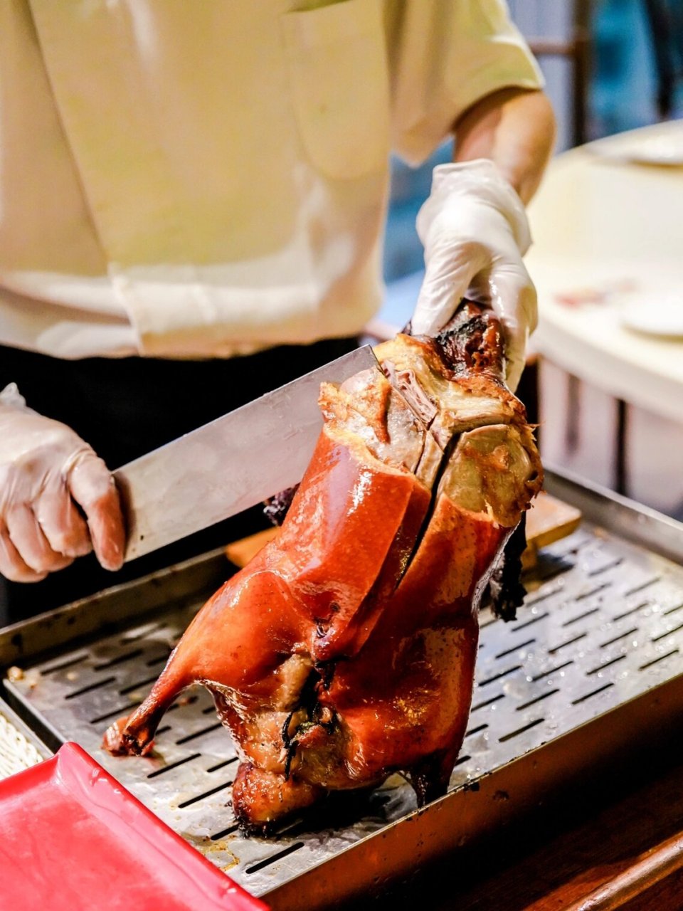 传统挂炉烤鸭97爱了呀 家人们你们爱吃的同乐羲和烤鸭店现在改名拉