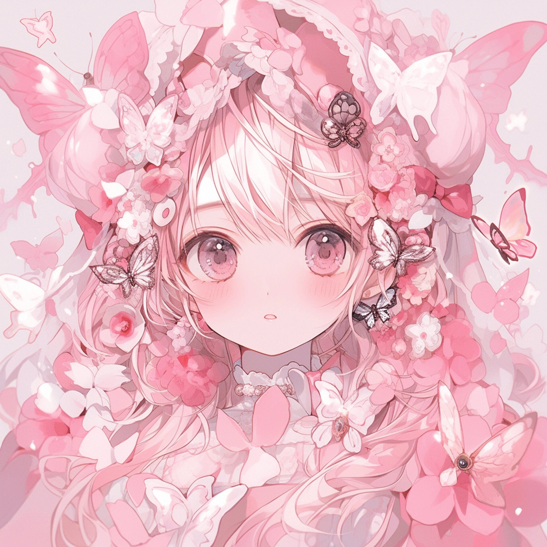 花鸟梦境98(少女头像)