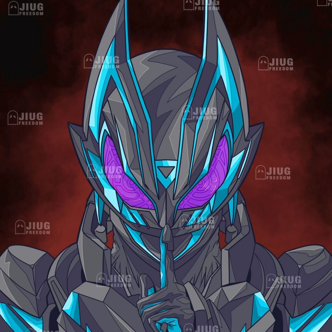 黑化帅三分是真的 欢迎找我yue稿子啊～ #假面骑士# #头像# #动漫