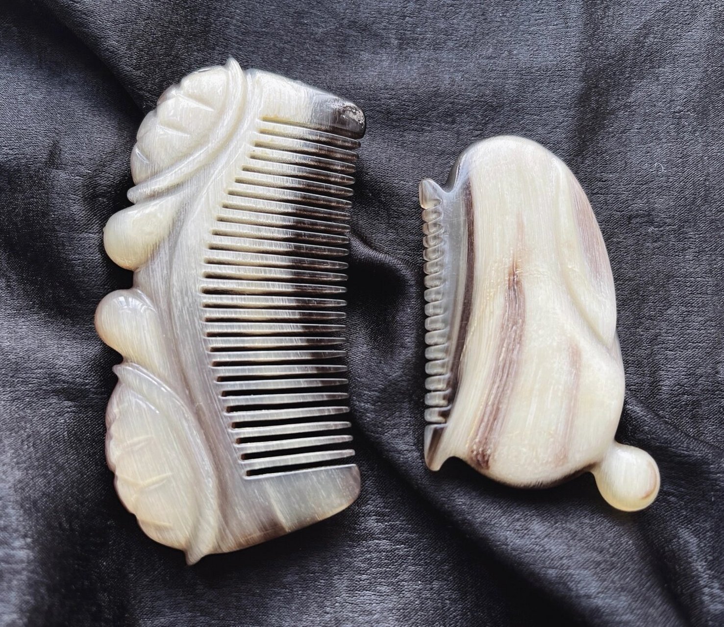 斗羊角梳子 斗羊也要成雙成對啊 下次買斗羊還是買精雕才好看