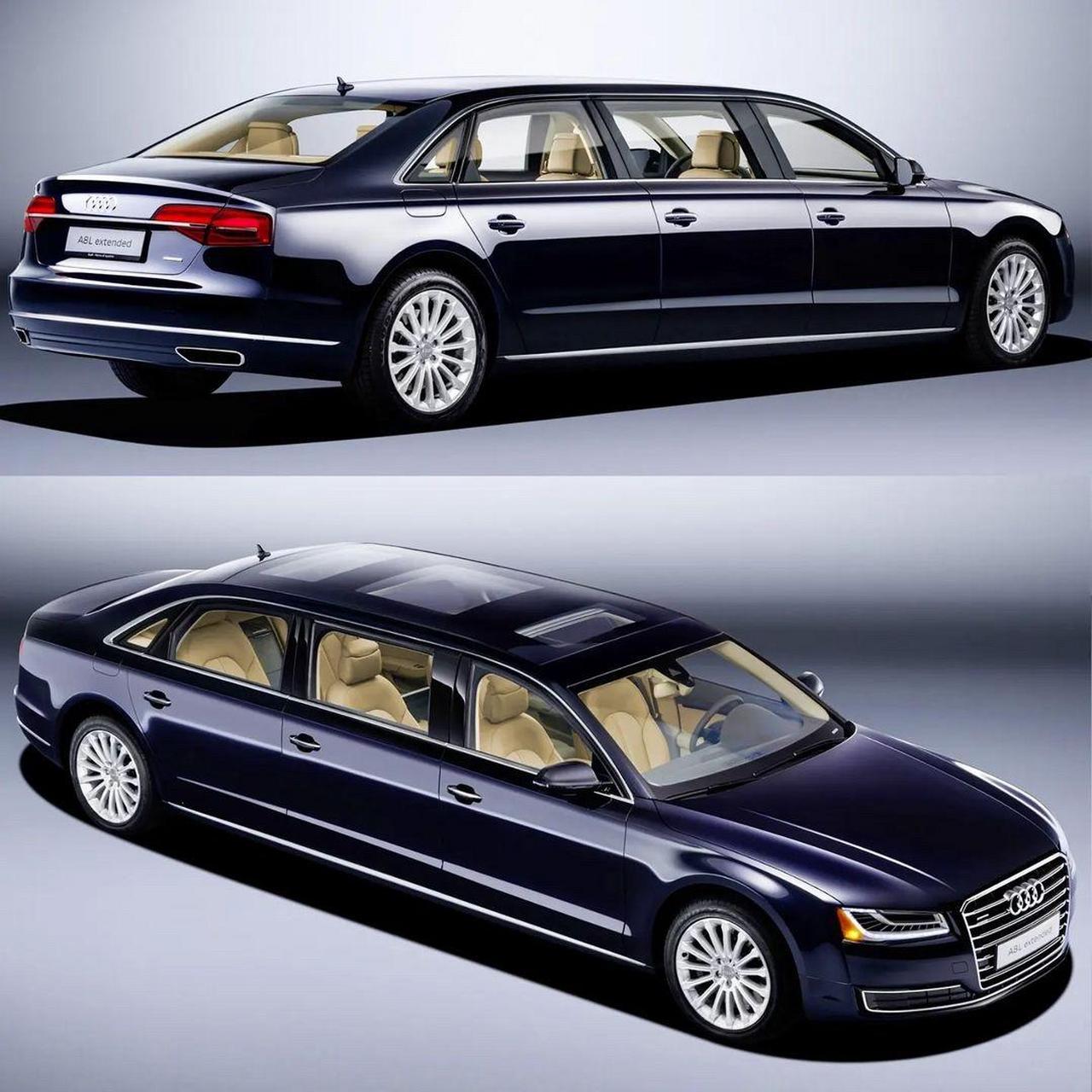 私人定制的加长版本奥迪a8l.