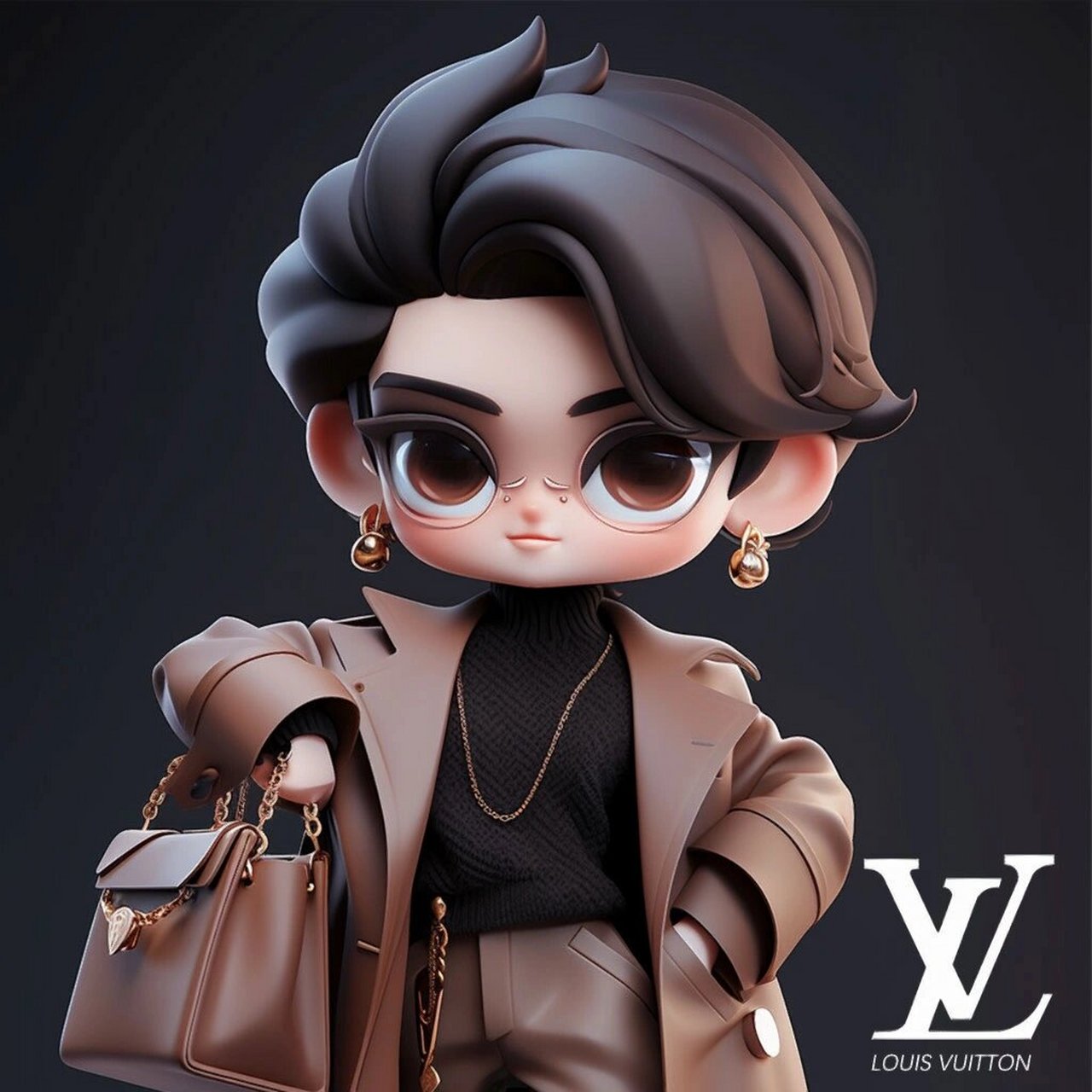 lv情侣头像丨气质男生头像,有没有迷到你92 "因为爱你,所以爱你.