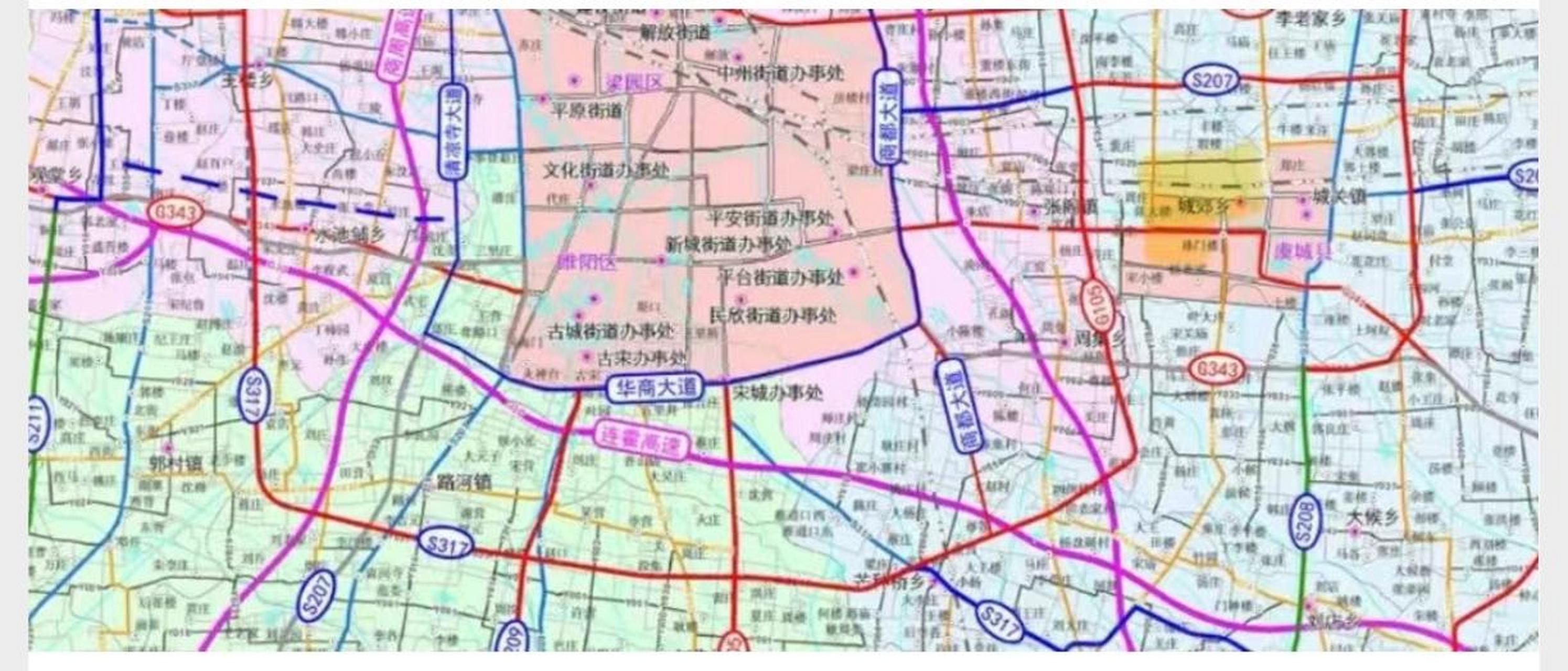 河南省道225线地图图片