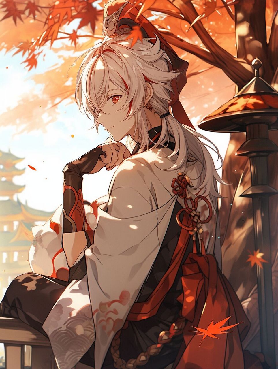 【原神人物】枫原万叶 | 精品美图 雷电五传是曾