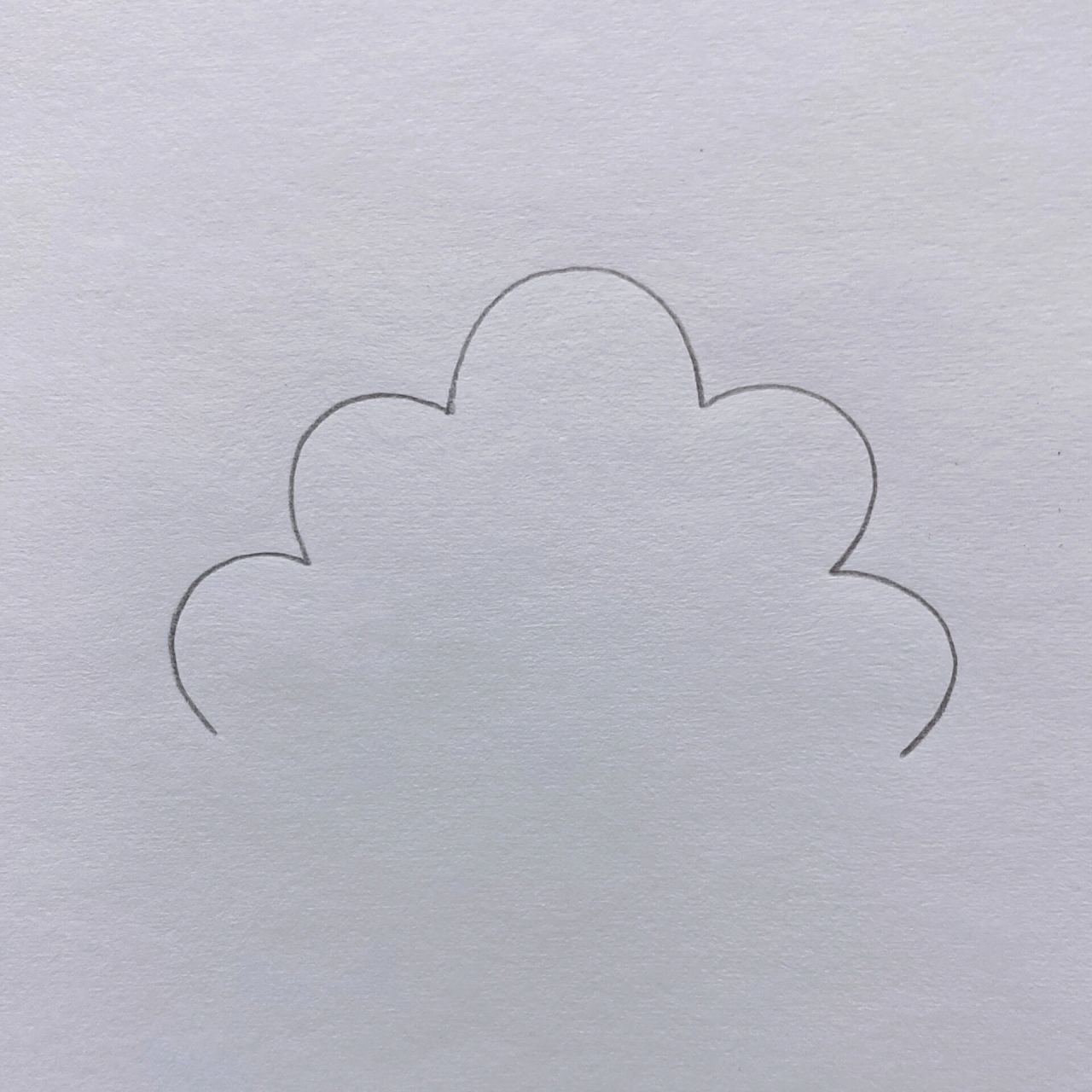 乌云简笔画教程