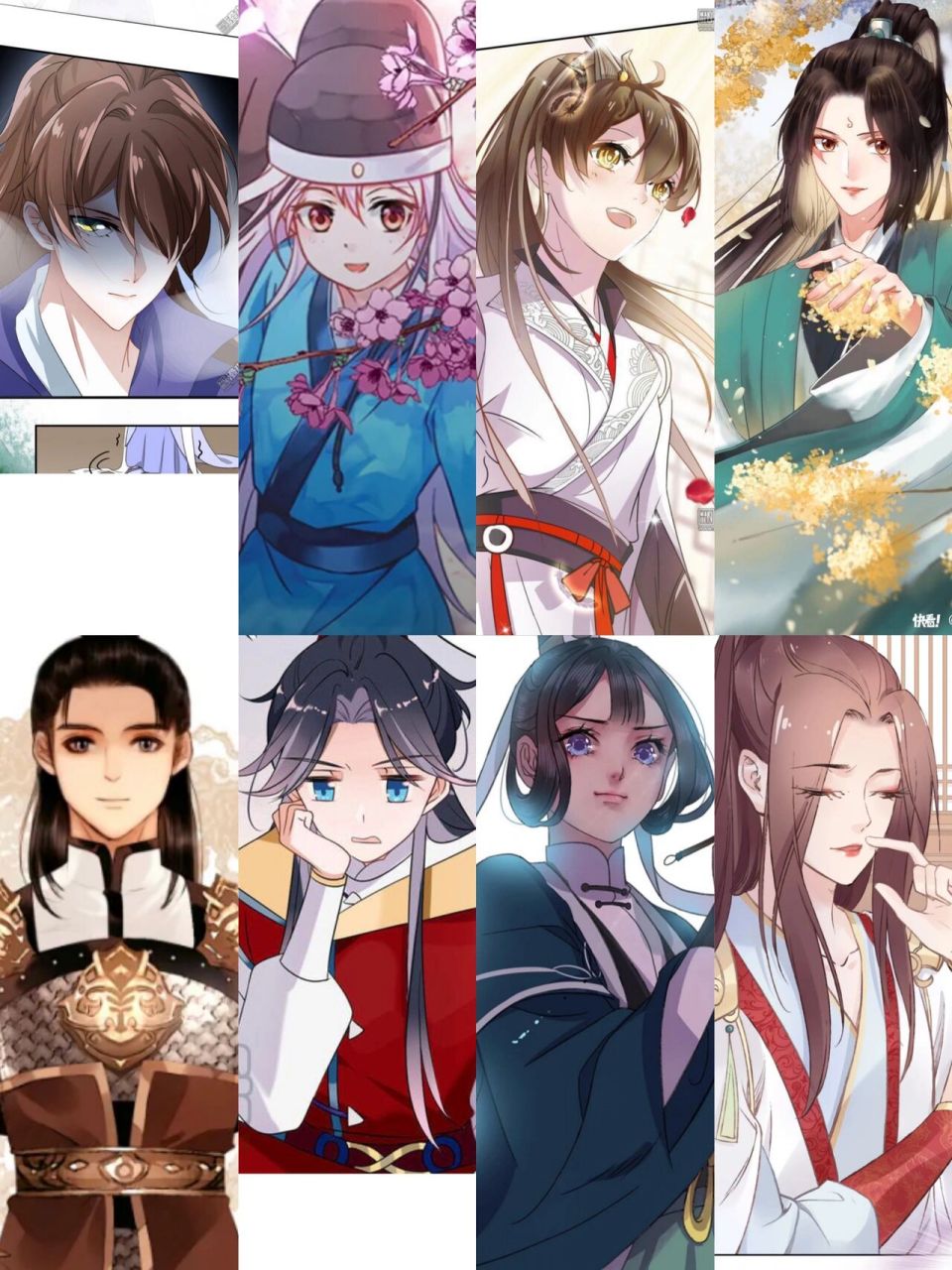 女扮男装漫画系列  现代篇 图一 当校霸爱上学霸 图二 我家偶像有点不