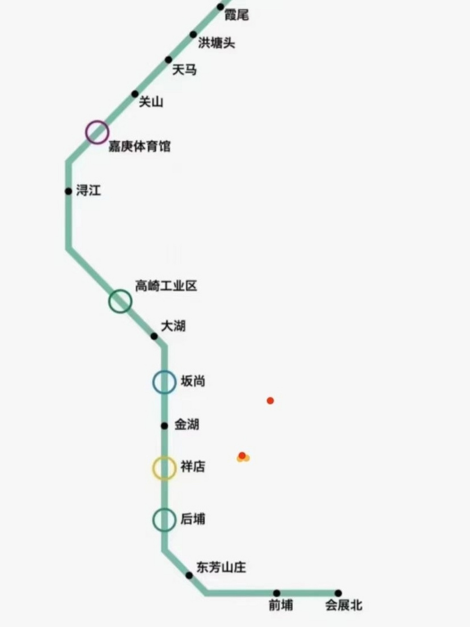 厦门地铁9号线站点明细 上份笔记大意了!