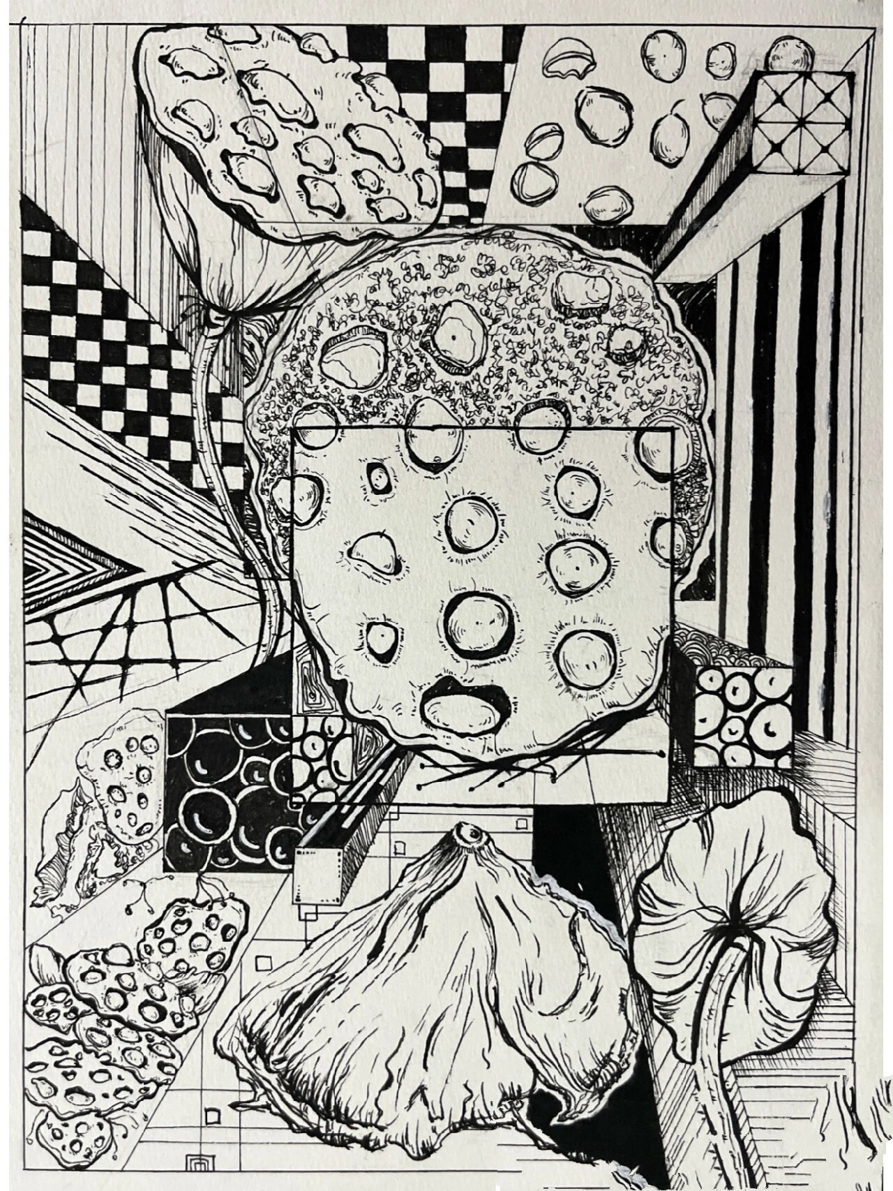 莲蓬的重构解构