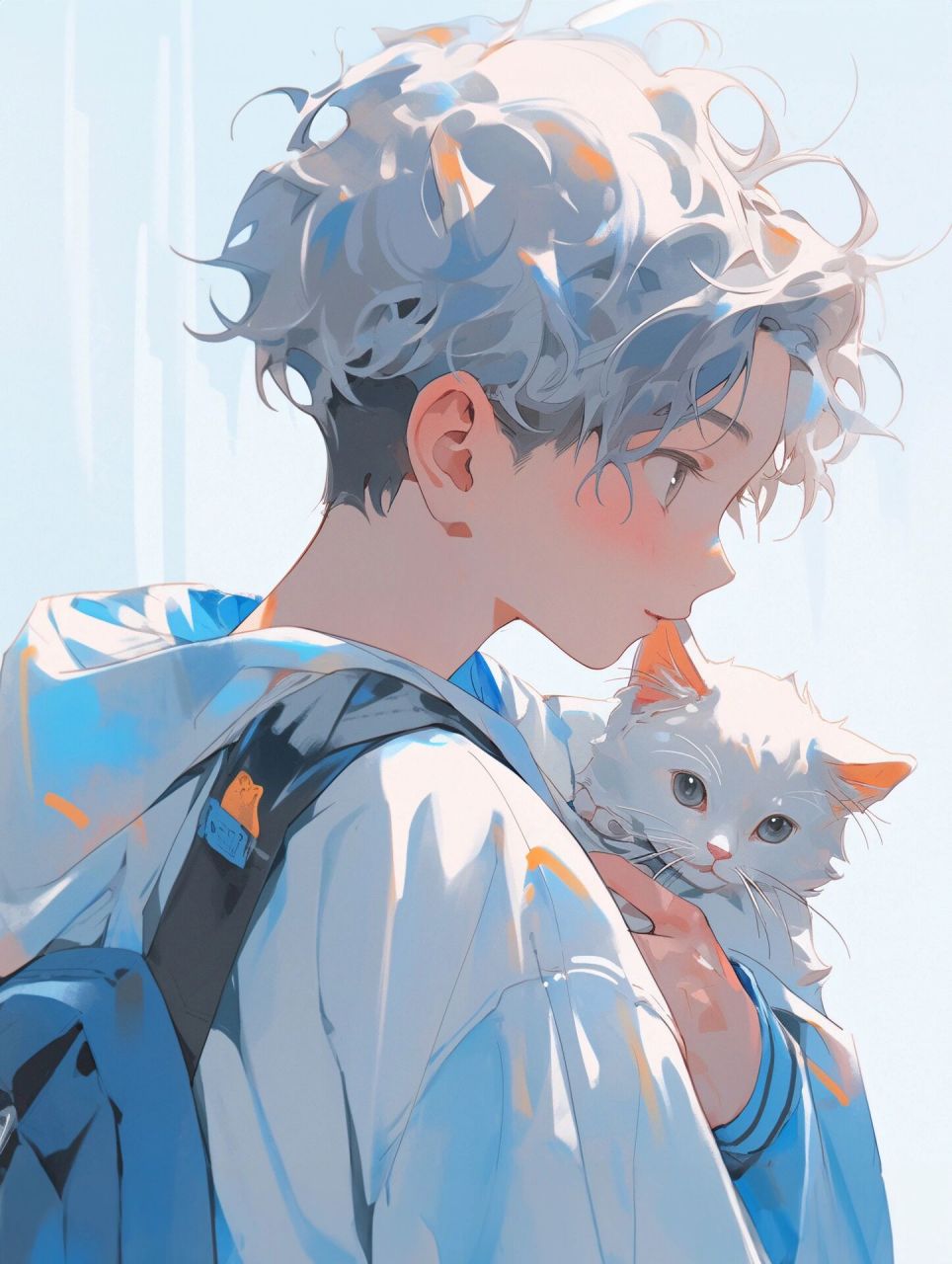 猫咪男生头像|给夏日续上一杯养猫男