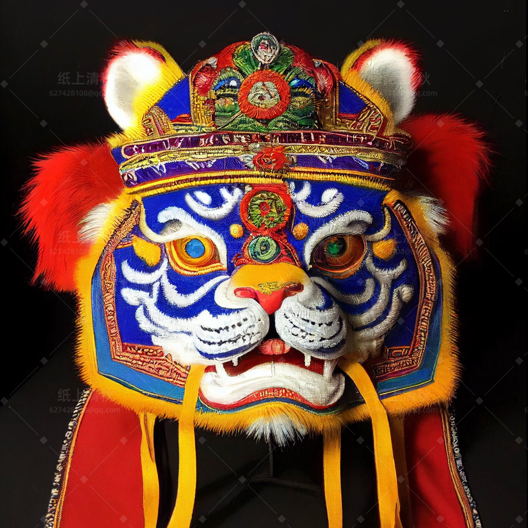 aigc与非遗【虎头帽】 中文名:虎头帽 起源国家:中国或者古希腊 起源
