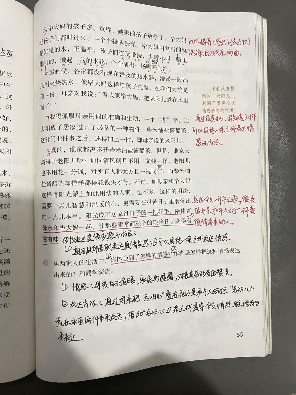 小语六下 阳光的两种用法课堂笔记