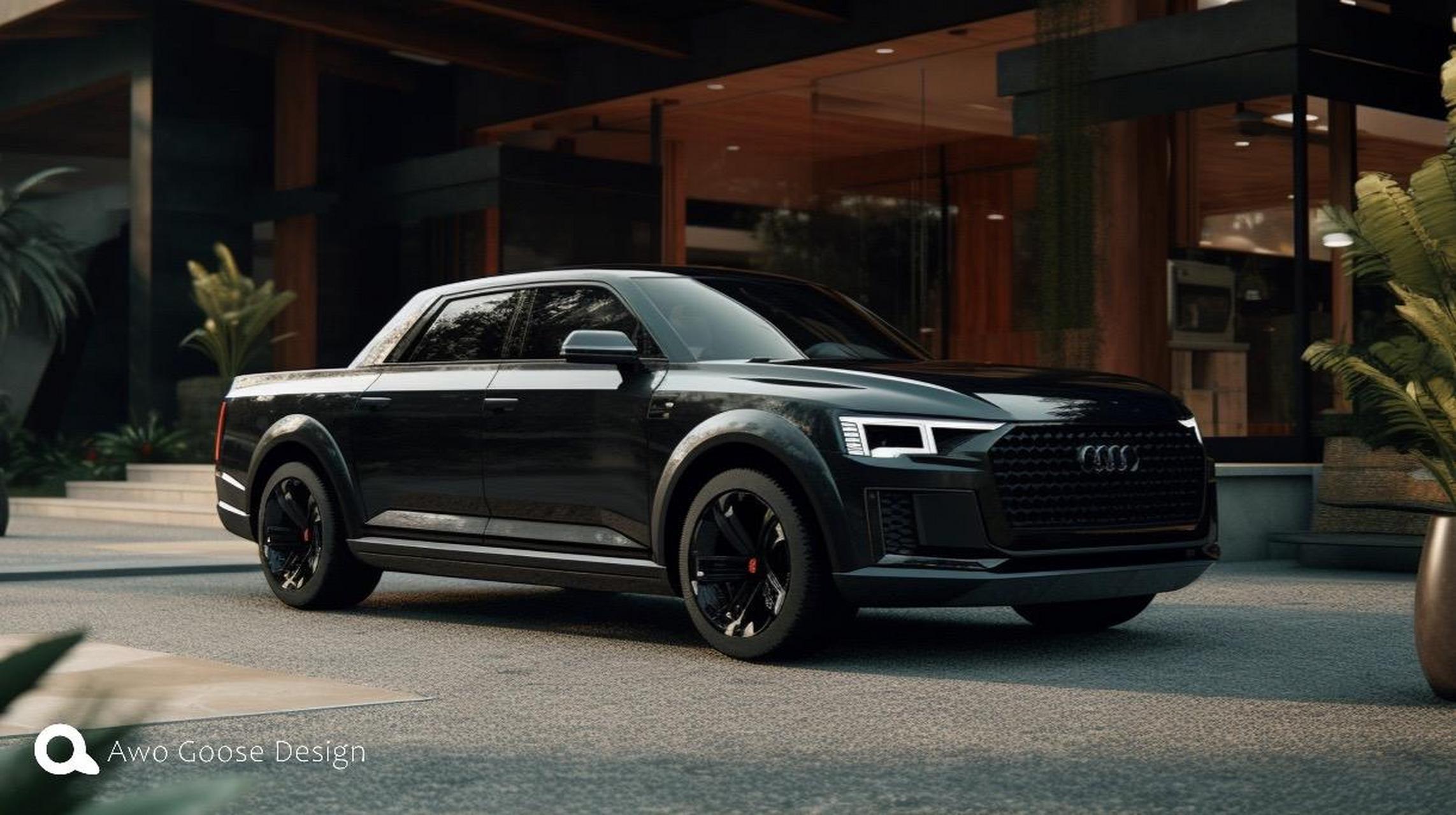 奥迪皮卡车型:audi qp.