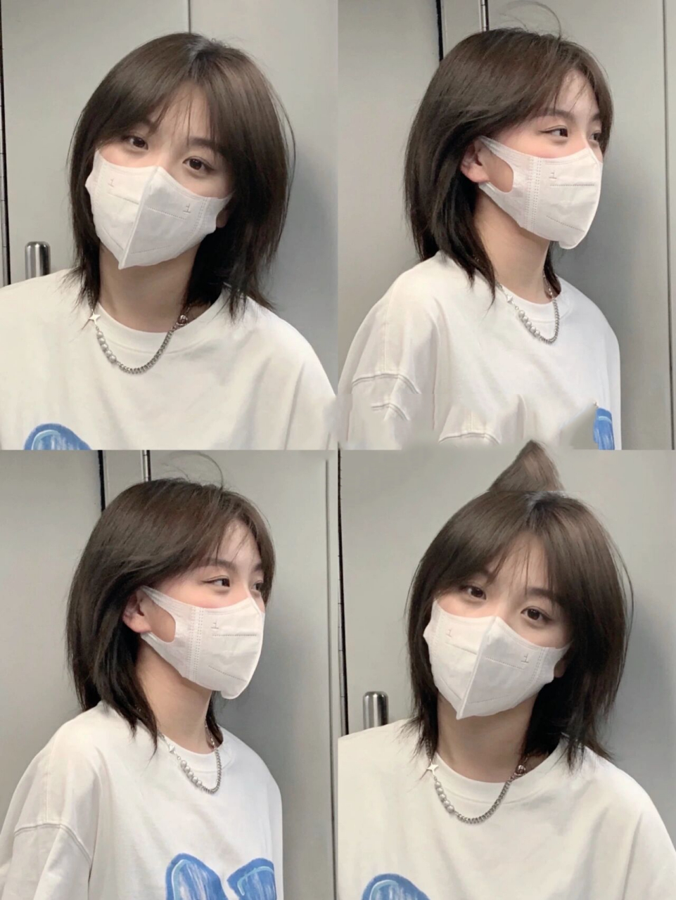 少女感日系短发7515圆脸女孩子福音可甜美森系 女生短发发型 圆脸