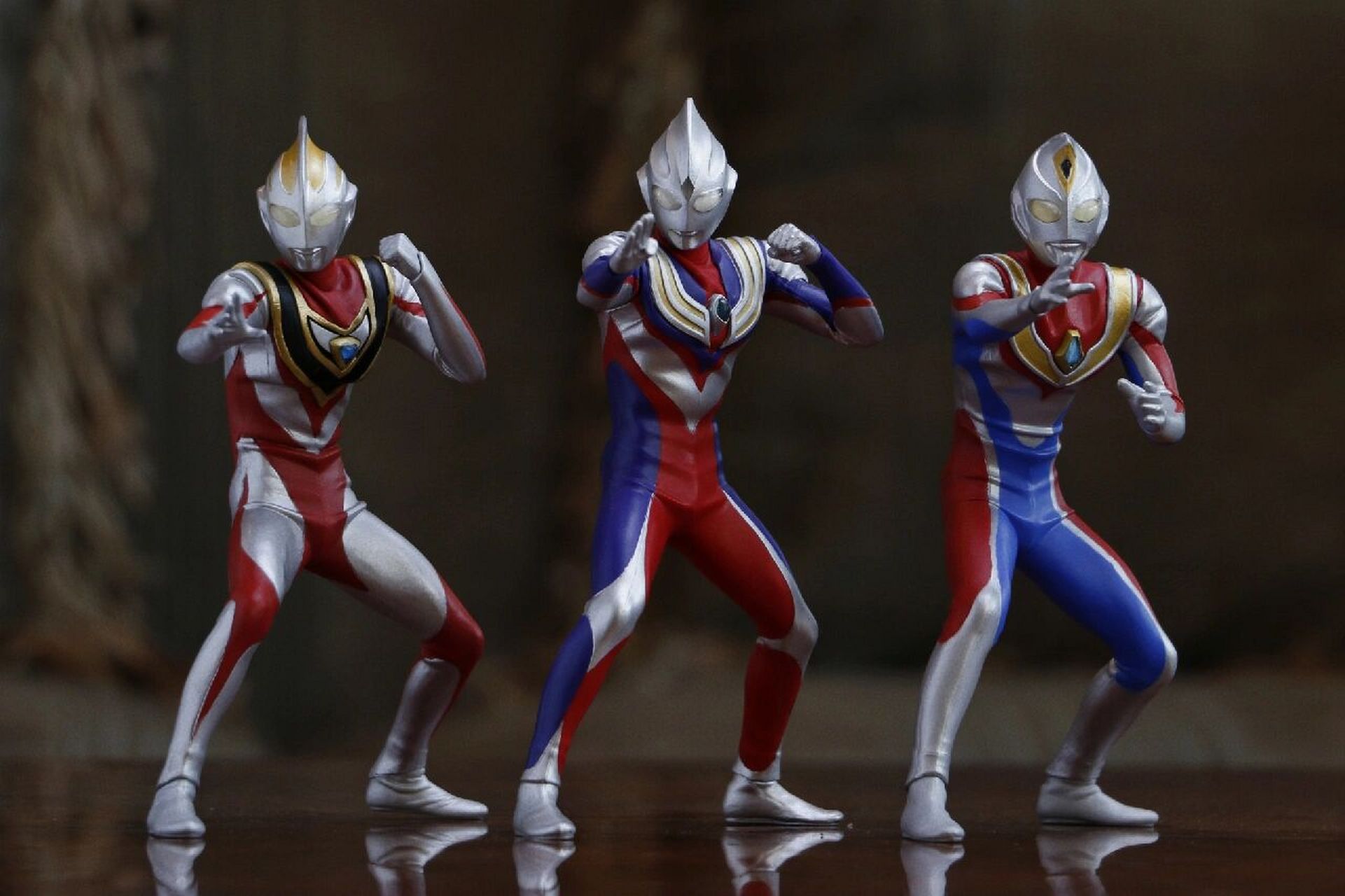 英雄勇像 迪迦 戴拿 盖亚 阿古茹 #奥特曼# #迪迦奥特曼