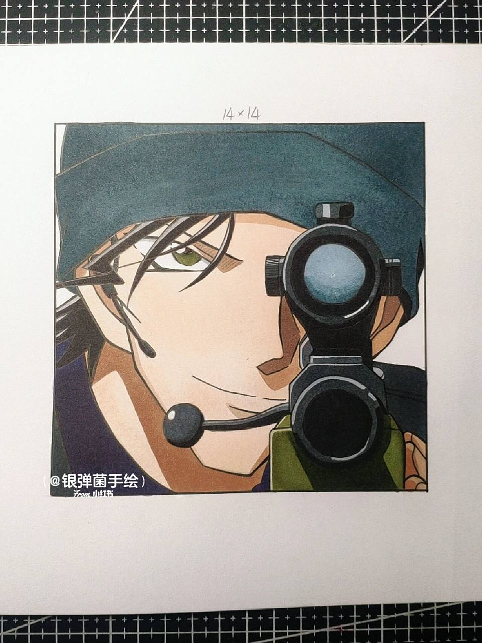 手绘 | 名侦探柯南·赤井秀一 去年也画过这张,这次算是重置一下吧