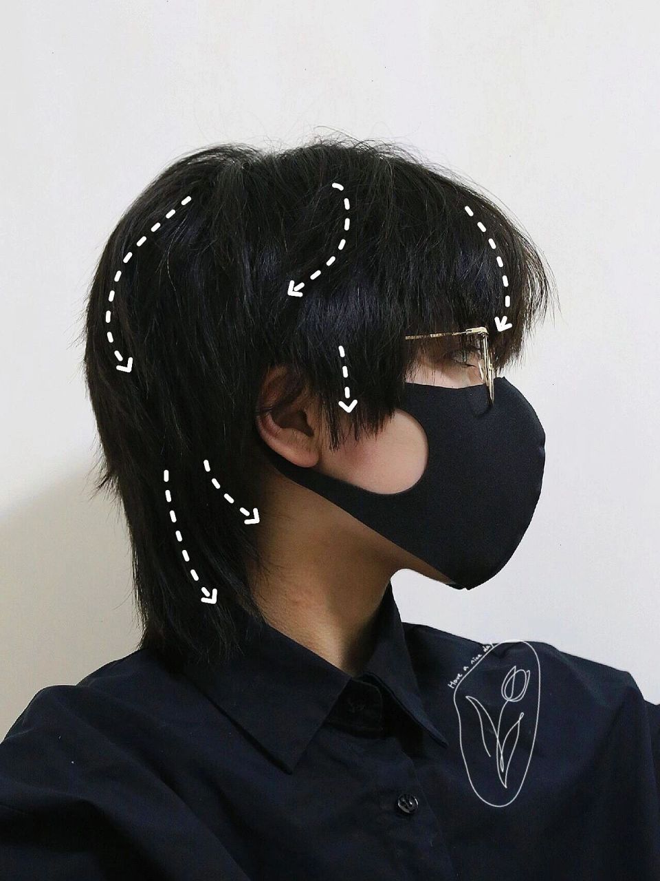 939393最近很的狼尾,也叫鲻鱼头!时尚又有个