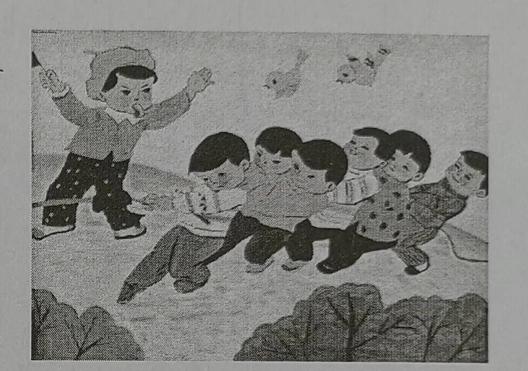 一年级看图写话:《拔河比赛》