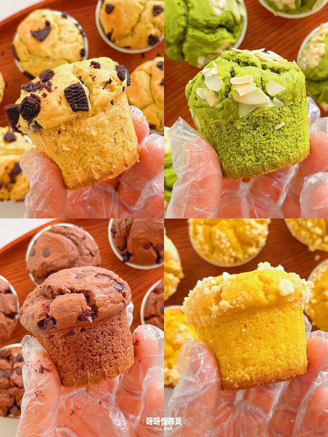 免打发巨好吃的四款麦芬蛋糕松软香甜 做纸杯蛋糕总是失败,蛋清打发不