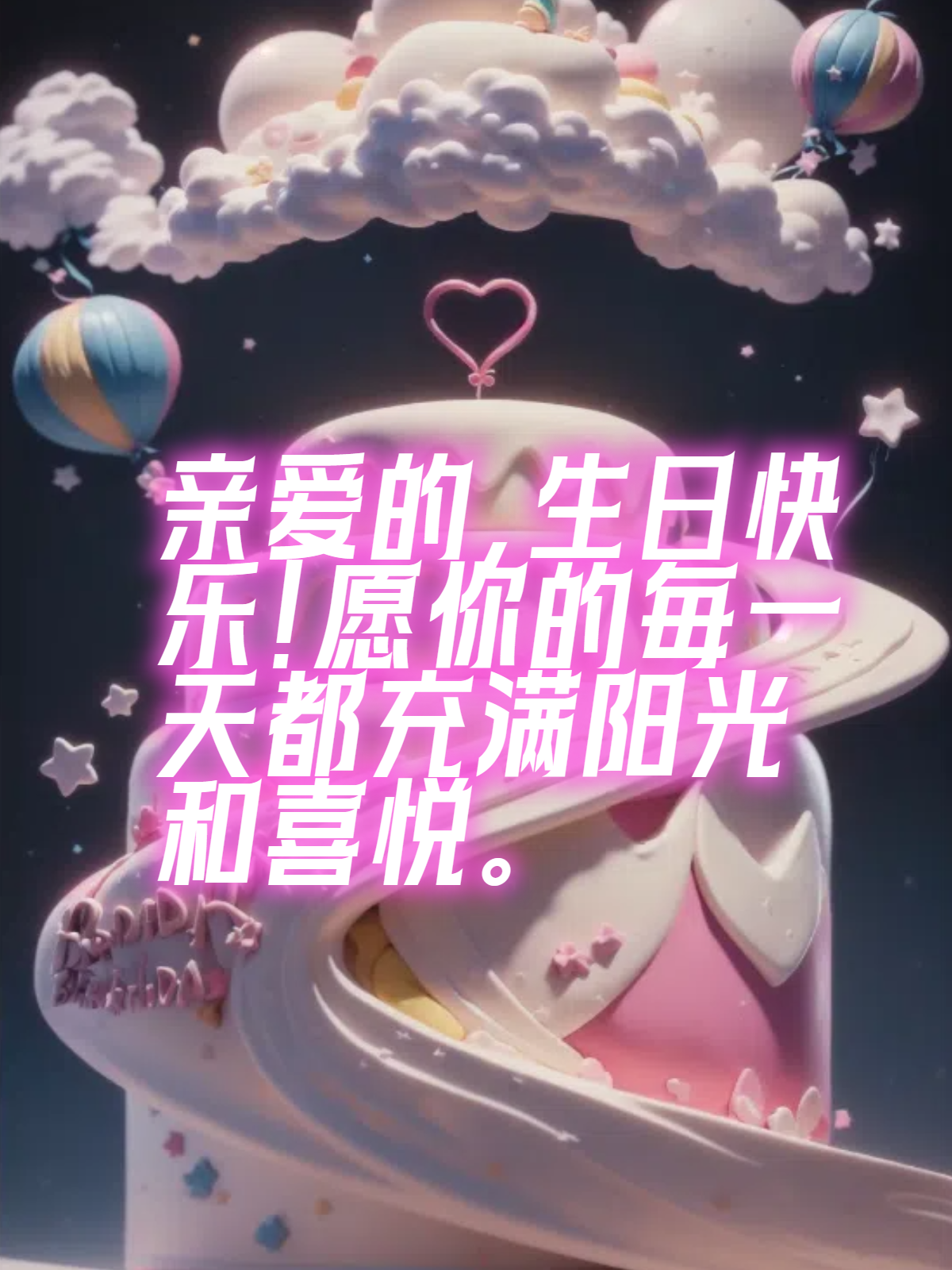 让我们一起来看一下吧! 亲爱的,生日快乐!