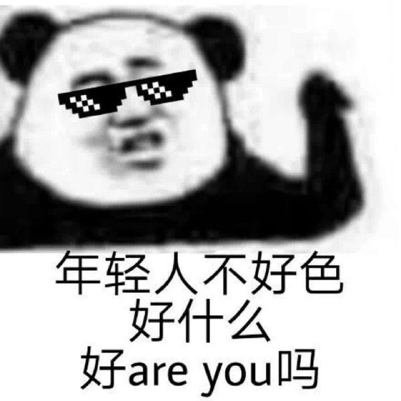 表情包|年轻人不好色 好什么 好are you吗 表情包|年轻人不好色 好
