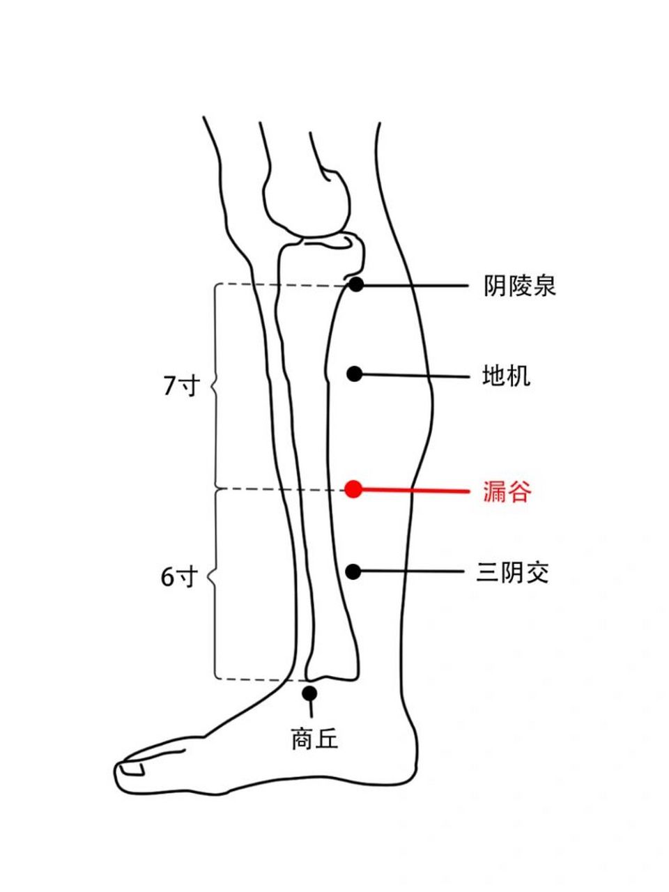 艾灸漏谷图片