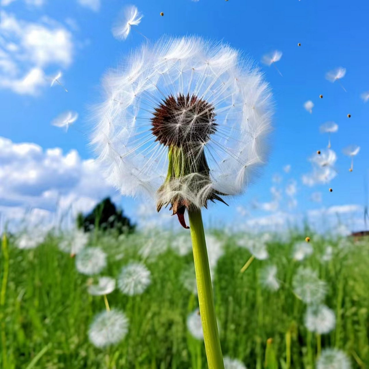 风景图片大全 蒲公英图片