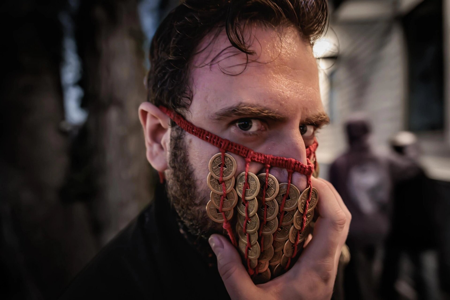 万圣节的中式恐怖 在美国穿汉服一直很抢眼.