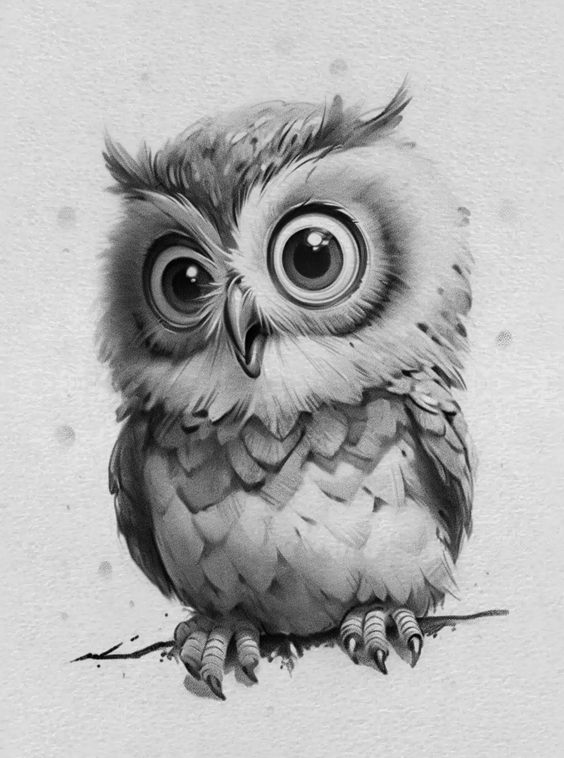 aiq版猫头鹰手稿 这个出图每一张都好看,非常符合我对哈利波特里小猪