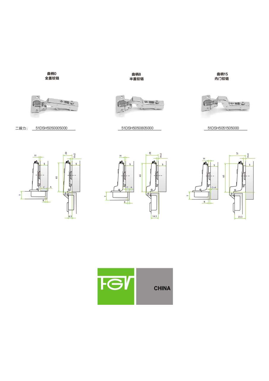 如何区分全盖,半盖,内门铰链? 全盖,半盖,内门有什么区别? fgv大部分