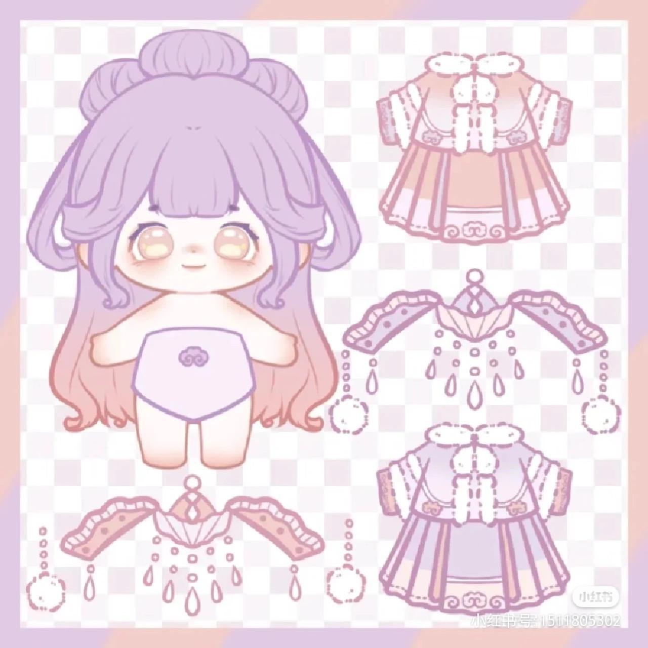 棉花娃娃换装素材(可打印) 棉花娃娃换装素材(可打印)