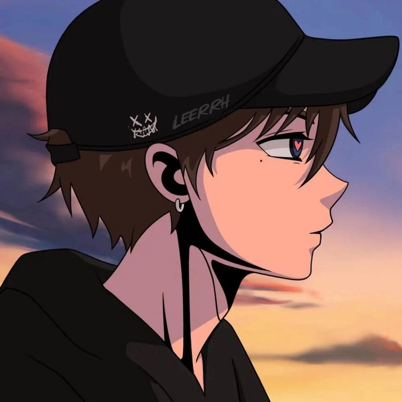 男生头像|酷头像 这个男生手绘头像有点酷噢~ 原作者水印