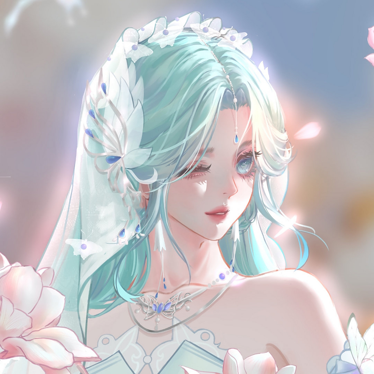 唐舞桐|情人节贺图 92〖 214 72 情人节 〗 天空盘旋的白鸽 指间