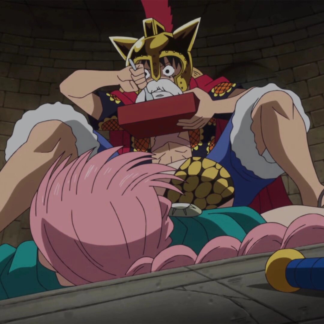 海贼王情头《路飞蕾贝卡》