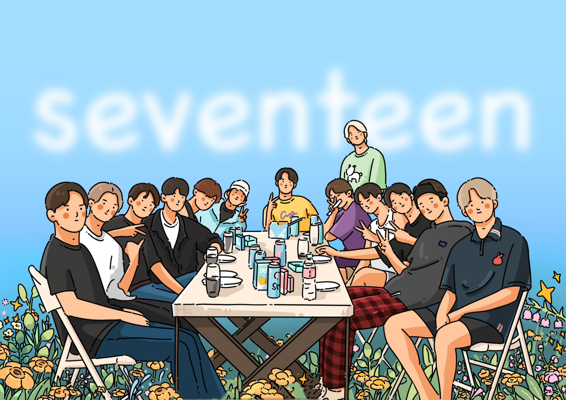 克拉专属壁纸79159/seventeen 好久没更新壁纸系列啦,原图01取