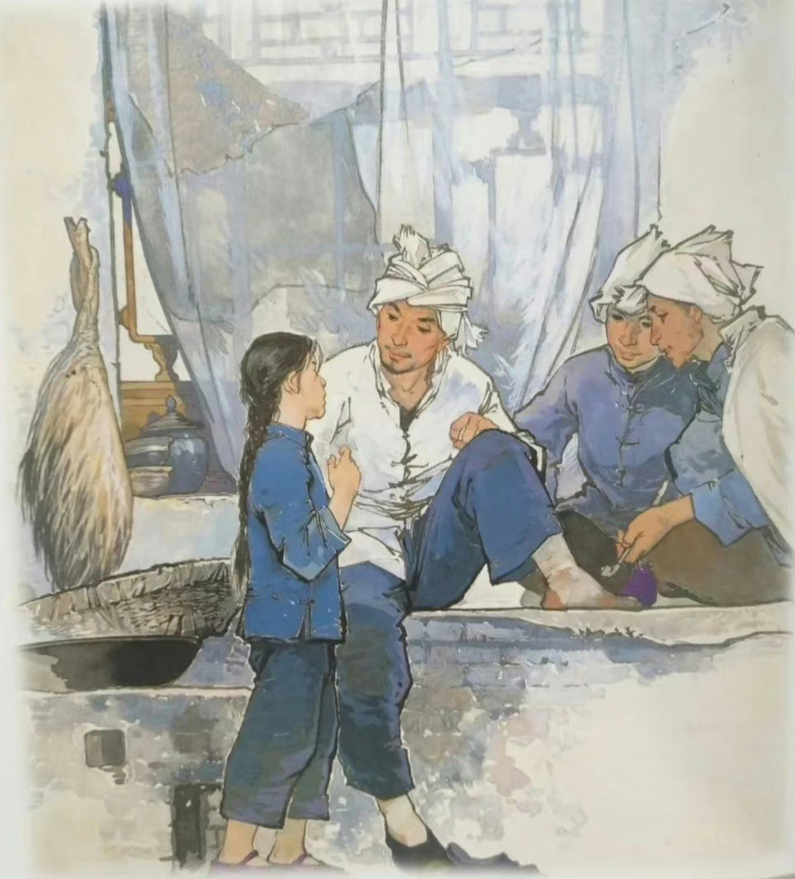 【  华三川 · 连环画欣赏 】---"  扎实的功底,朴实的画风,绝美的