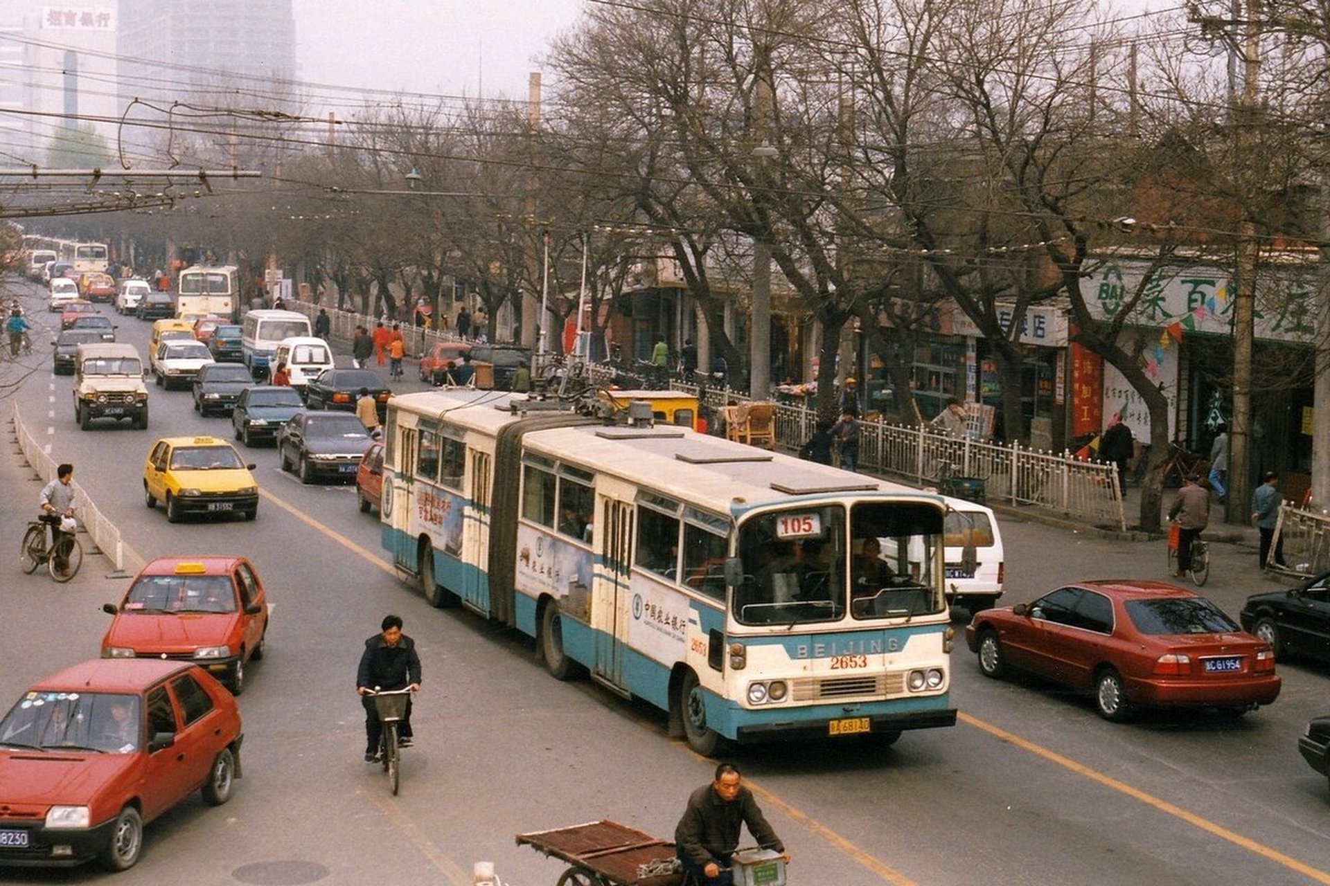 北京无轨电车教练车图片