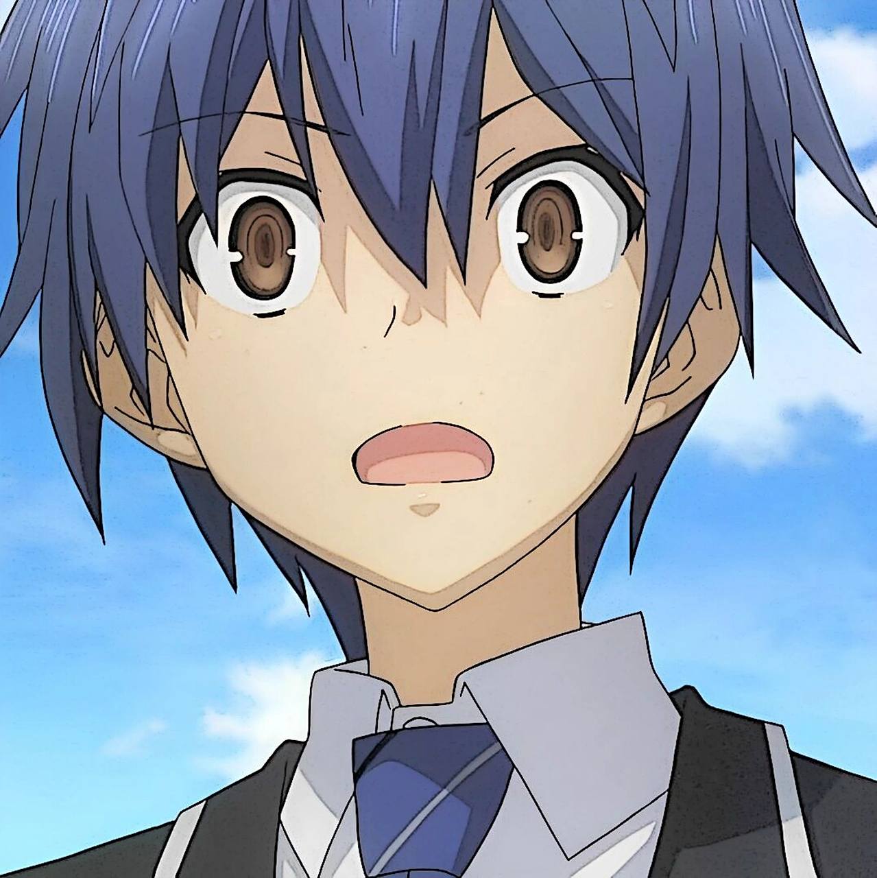 五河士道头像 喜欢的点个赞 谢谢 #约会大作战# #五河士道# #动漫男头